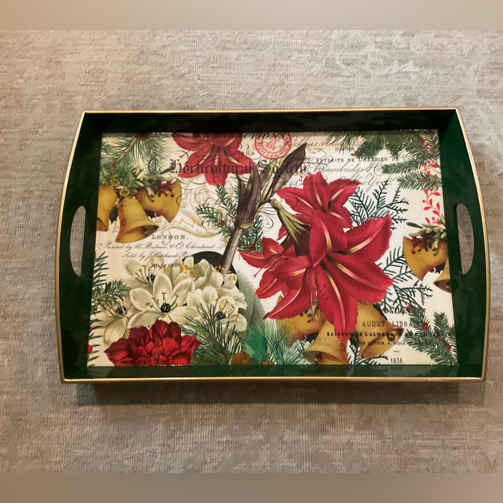 Christmas Tray by Michel Design Works.  #2